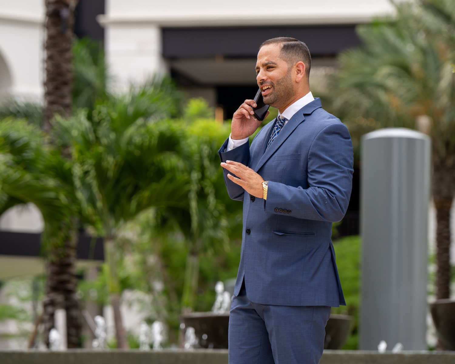 Erik J. Lichter outside The Lichter Law Group offices in the Blue Lagoon district of Miami